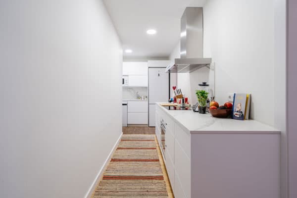 Cocina en reforma integral en Barcelona