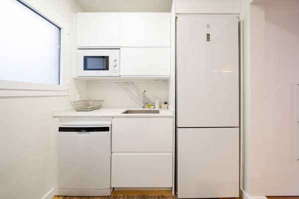 Cocina en reforma integral en Barcelona