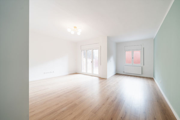 Habitación abierta en reforma integral