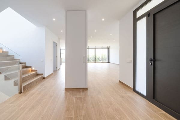 Recibidor en vivienda unifamiliar
