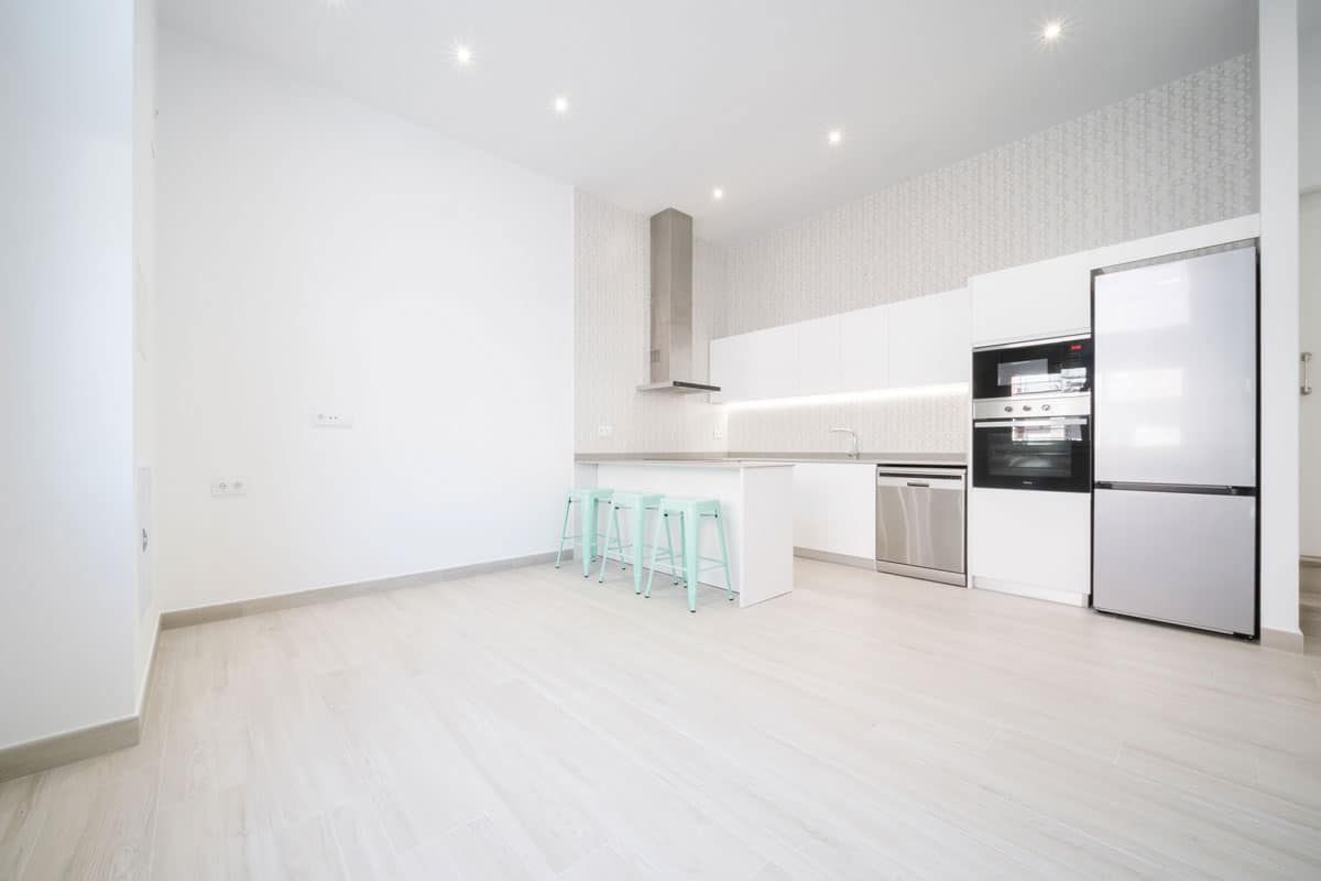 Cocina abierta en cambio de uso de Mollet del Vallès, Barcelona