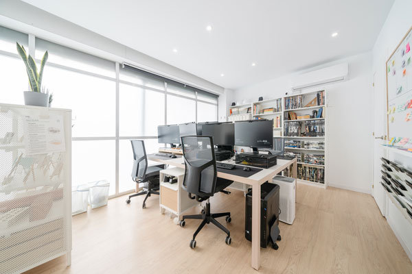 Zona de trabajo Reforma oficinas estduio de arquitectura e interiorismo